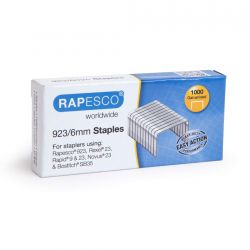Capse Zincate 923-6 Rapesco Staples Set 1000 Buc