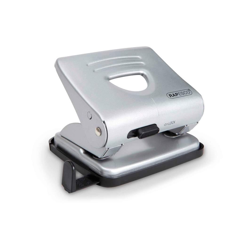 Imagine Produs Perforator 2 perforații 25 coli Rapesco 825 Silver