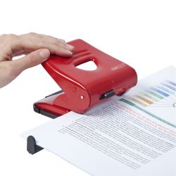 Perforator 2 perforații 30 coli Rapesco 827-M Red