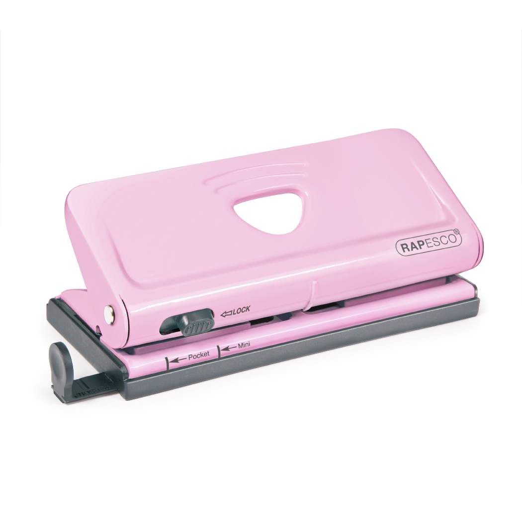 Imagine Produs Perforator 6 perforații 10 coli Rapesco Diary Candy Pink