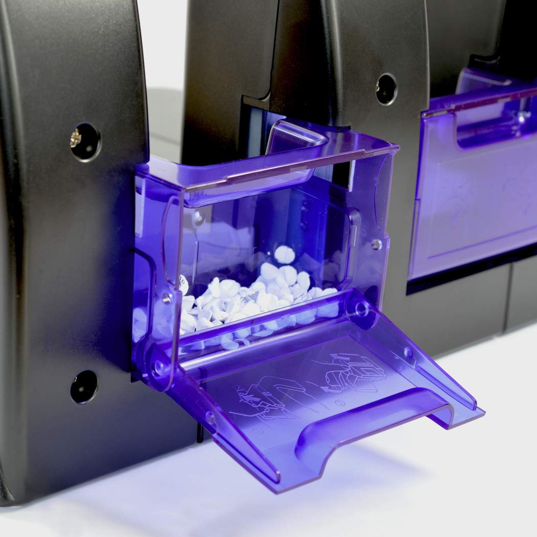 Imagine Produs Perforator 3 perforații 100 coli Rapesco ECO P3100 Heavy Duty Black-Purple