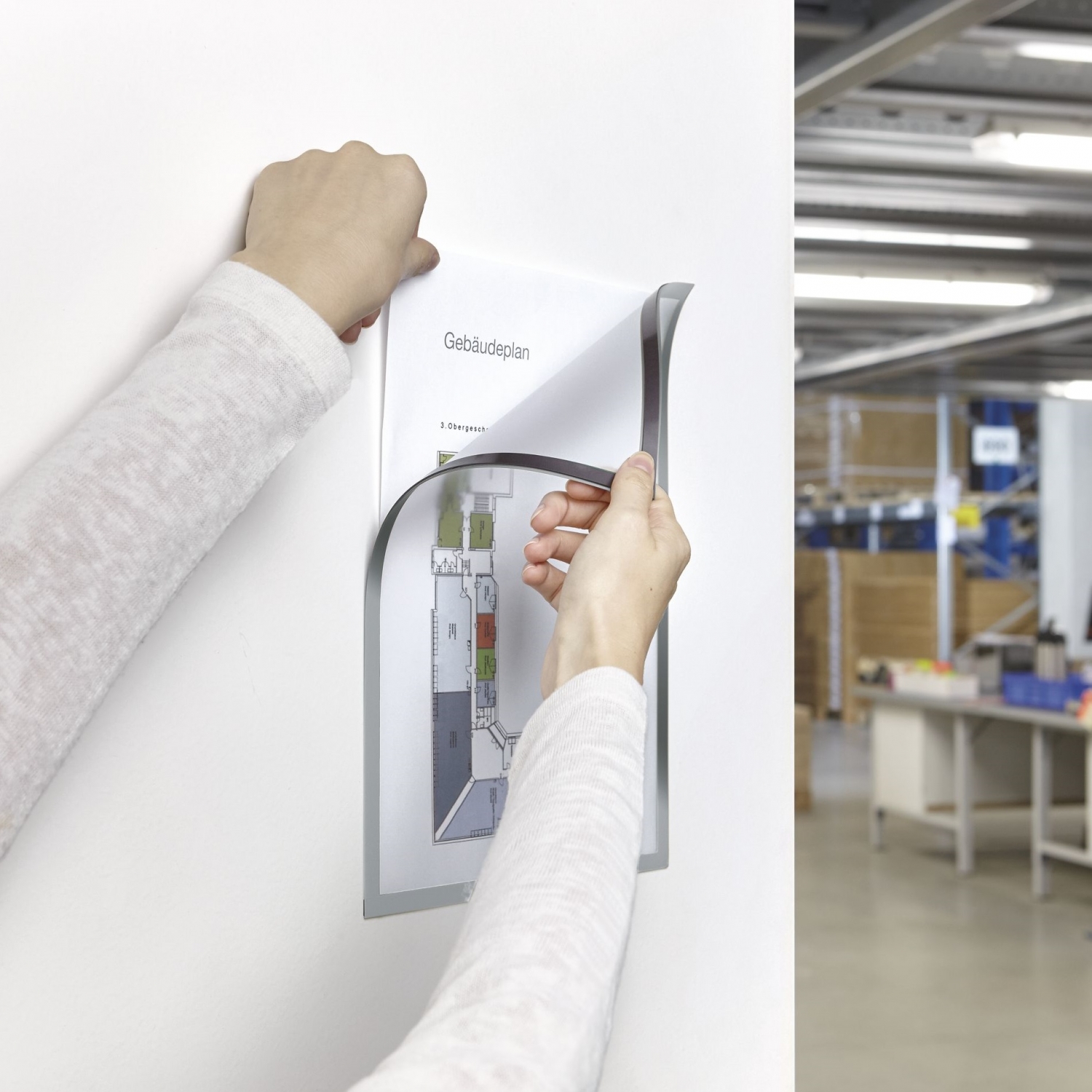 Imagine Produs Folie Magnetică A4 Magnetoplan Magnetofix Silver Set 5 bucăți