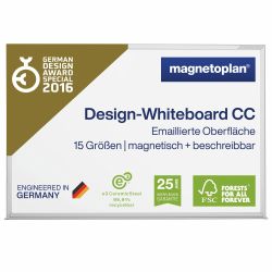 Whiteboard Ceramic 1200 x 900 mm Magnetoplan Design CC
