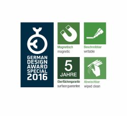 Whiteboard Magnetic 2400 x 1200 mm Magnetoplan Design SP