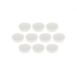 Magneti 25 mm Magnetoplan Discofix Hobby Set 10 Bucati White