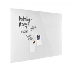 Tabla Magnetica Sticla 800 x 600 mm Glassboard Magnetoplan Design Glassboard White