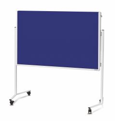 Panou Prezentare Mobil Pliabil 1200 x 1500 mm Fata Dubla Magnetoplan Display Foldable Blue