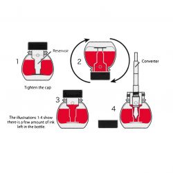 Calimara Cerneala 60 ml Platinum Classic Ink Forest Black
