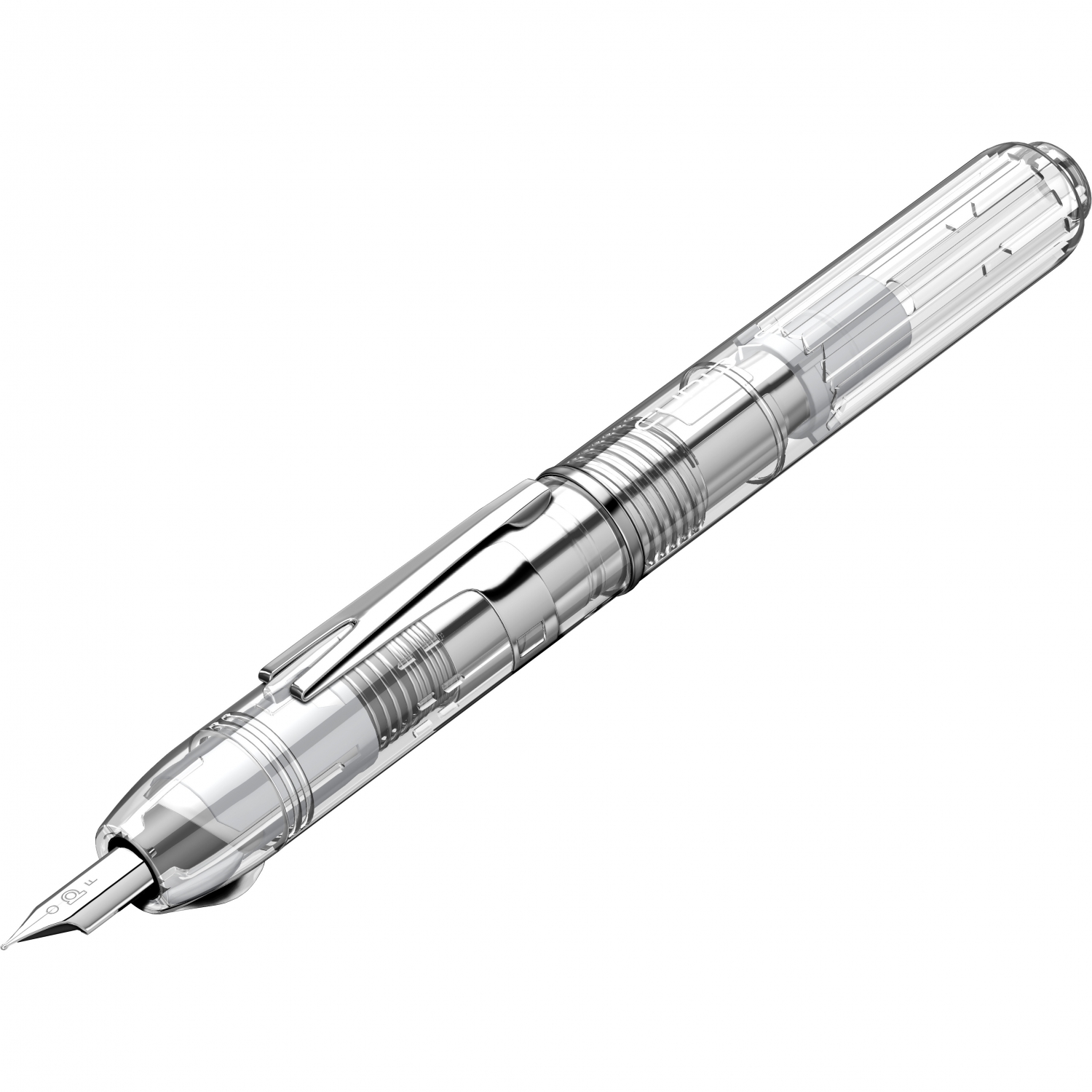 Imagine Produs Stilou Platinum Curidas Prism Crystal 0.3 F Nib