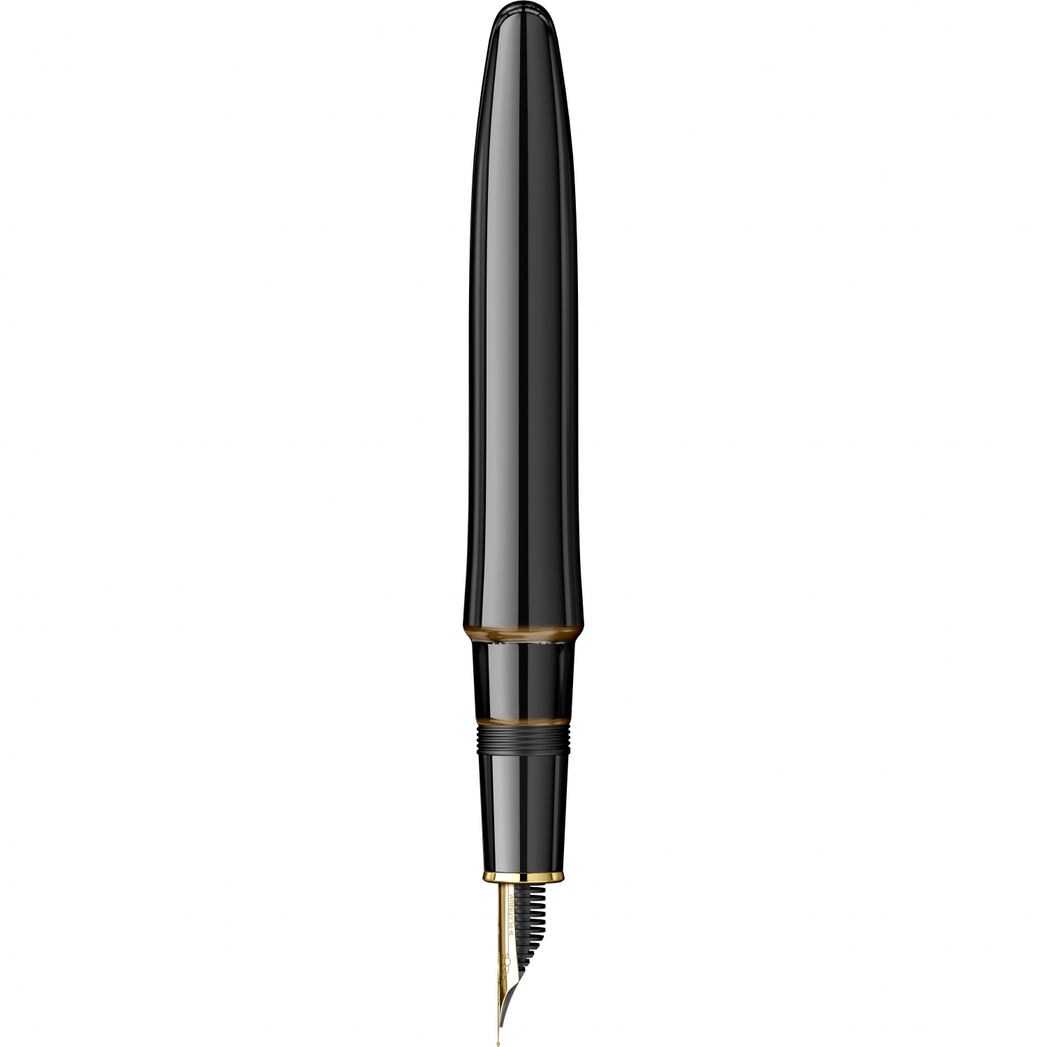 Imagine Produs Stilou 18k Nib Platinum Izumo Tamenuri Biwatame GT 0.5 M Nib