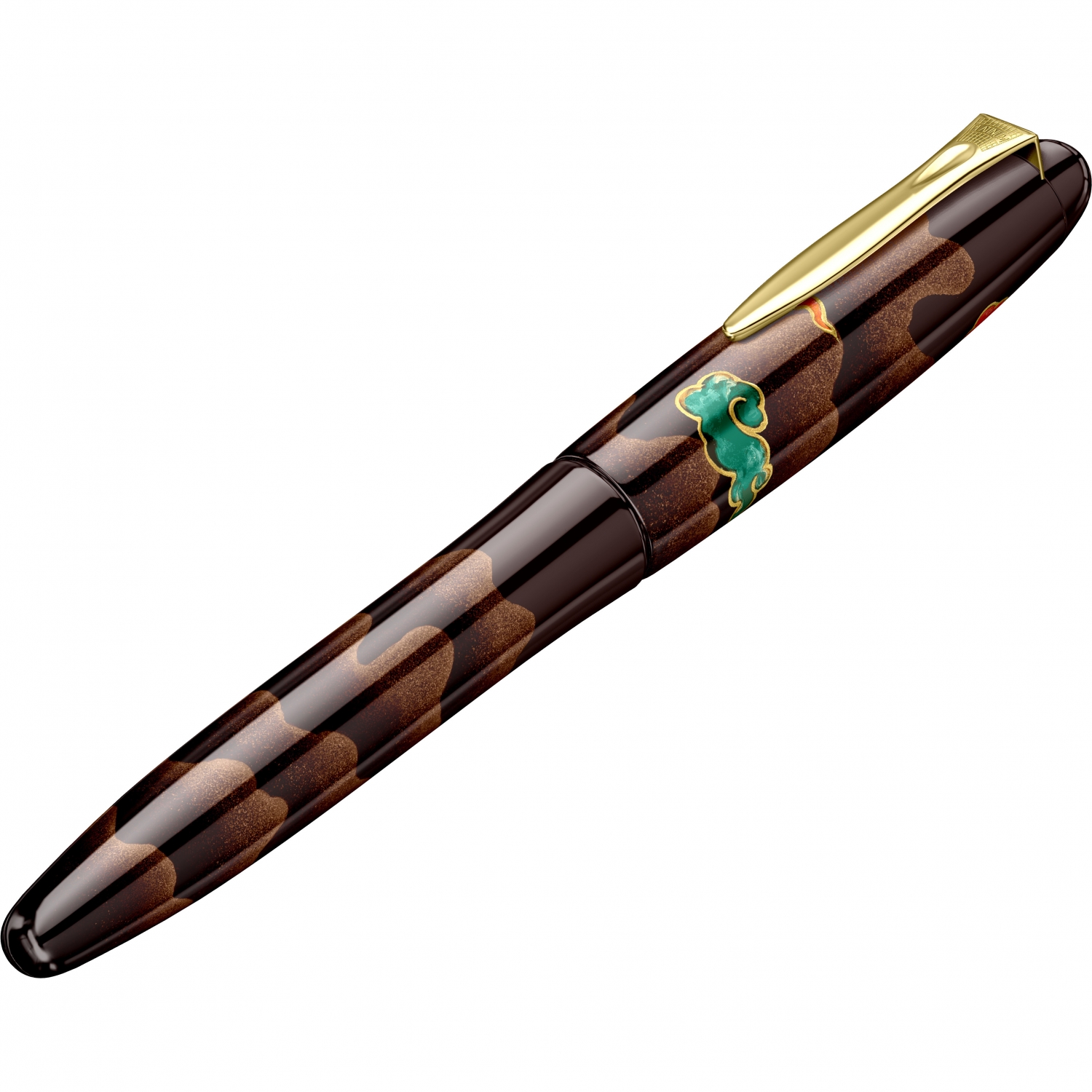 Imagine Produs Stilou 18k Nib Platinum Izumo Yakumonuri Ginsen Yakumo GT 0.5 M Nib