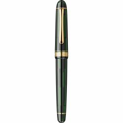 Stilou 14k Nib Platinum 3776 Century Laurel Green GT 0.3 SF Nib