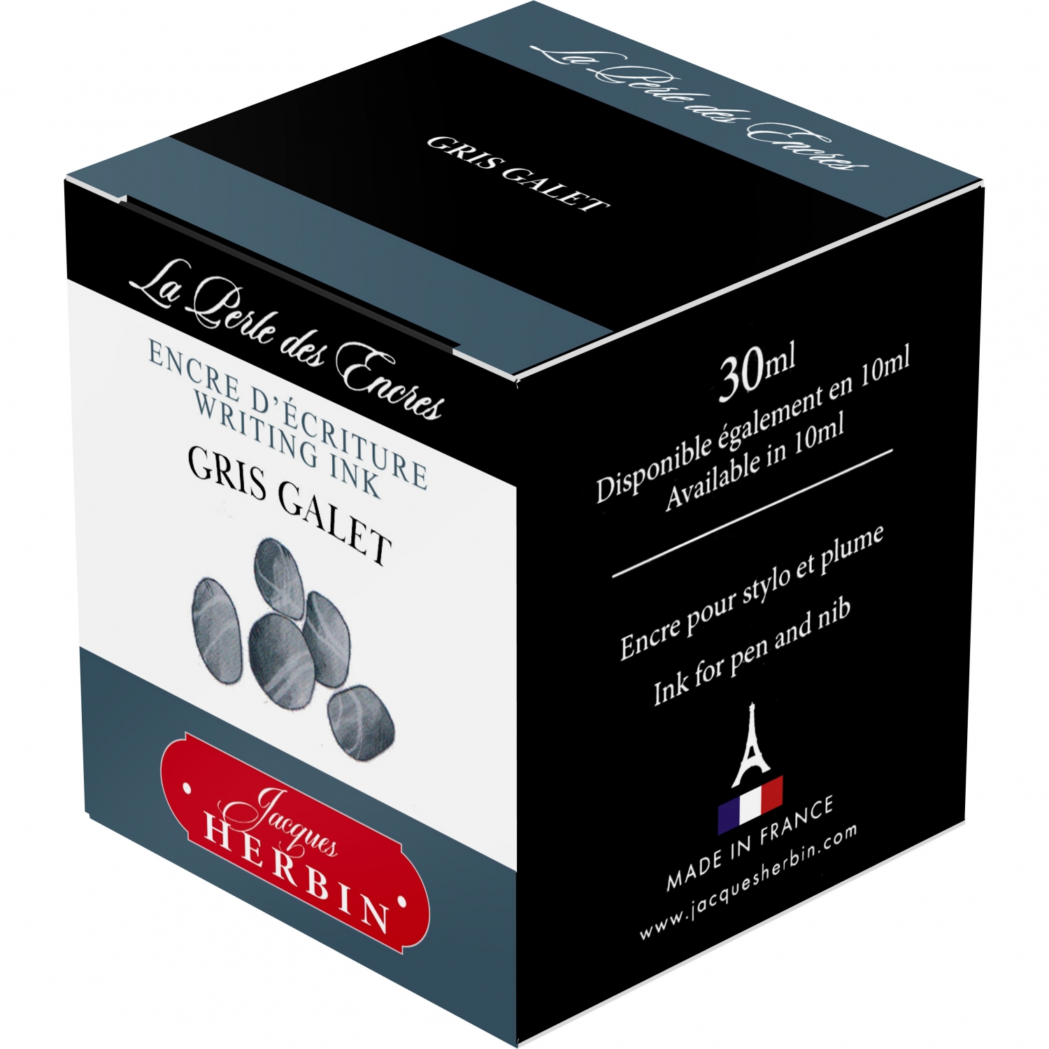 Imagine Produs Calimara Cerneala 30 ml Jacques Herbin Writing The Pearl of Inks Gris Galet