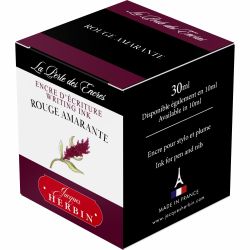 Calimara Cerneala 30 ml Jacques Herbin Writing The Pearl of Inks Rouge Amarante