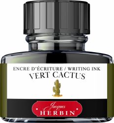 Calimara Cerneala 30 ml Jacques Herbin Writing The Pearl of Inks Vert Cactus