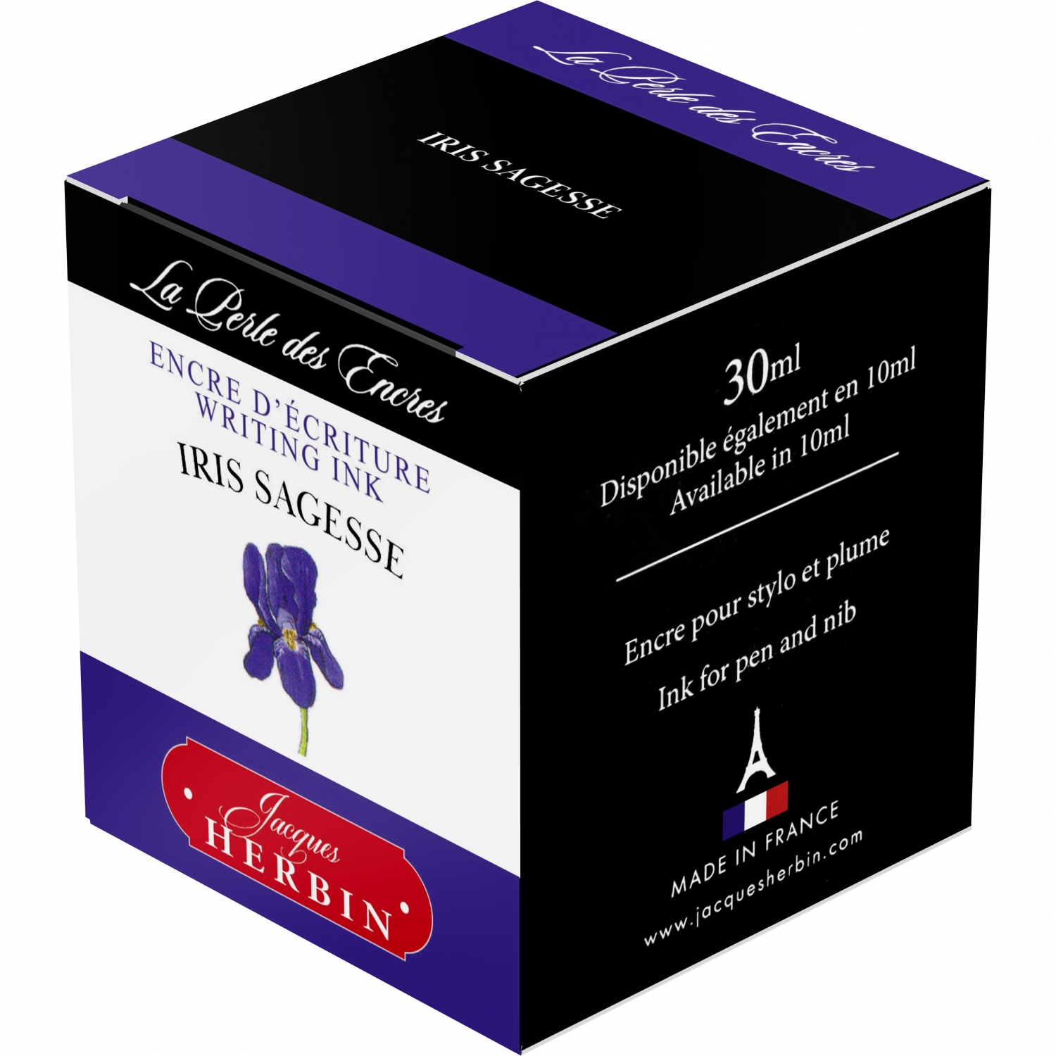 Imagine Produs Calimara Cerneala 30 ml Jacques Herbin Writing The Pearl of Inks Iris Sagesse