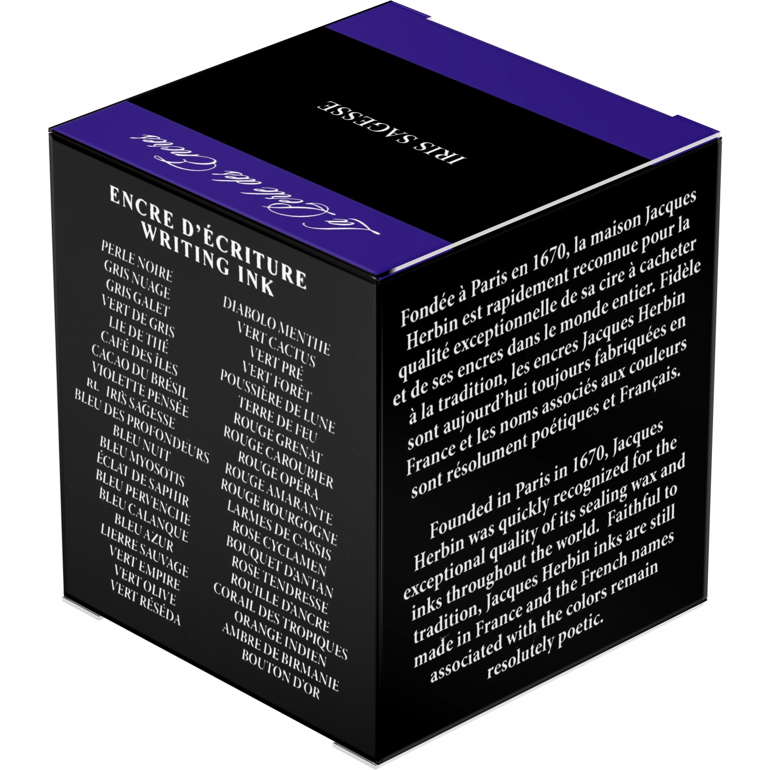 Imagine Produs Calimara Cerneala 30 ml Jacques Herbin Writing The Pearl of Inks Iris Sagesse