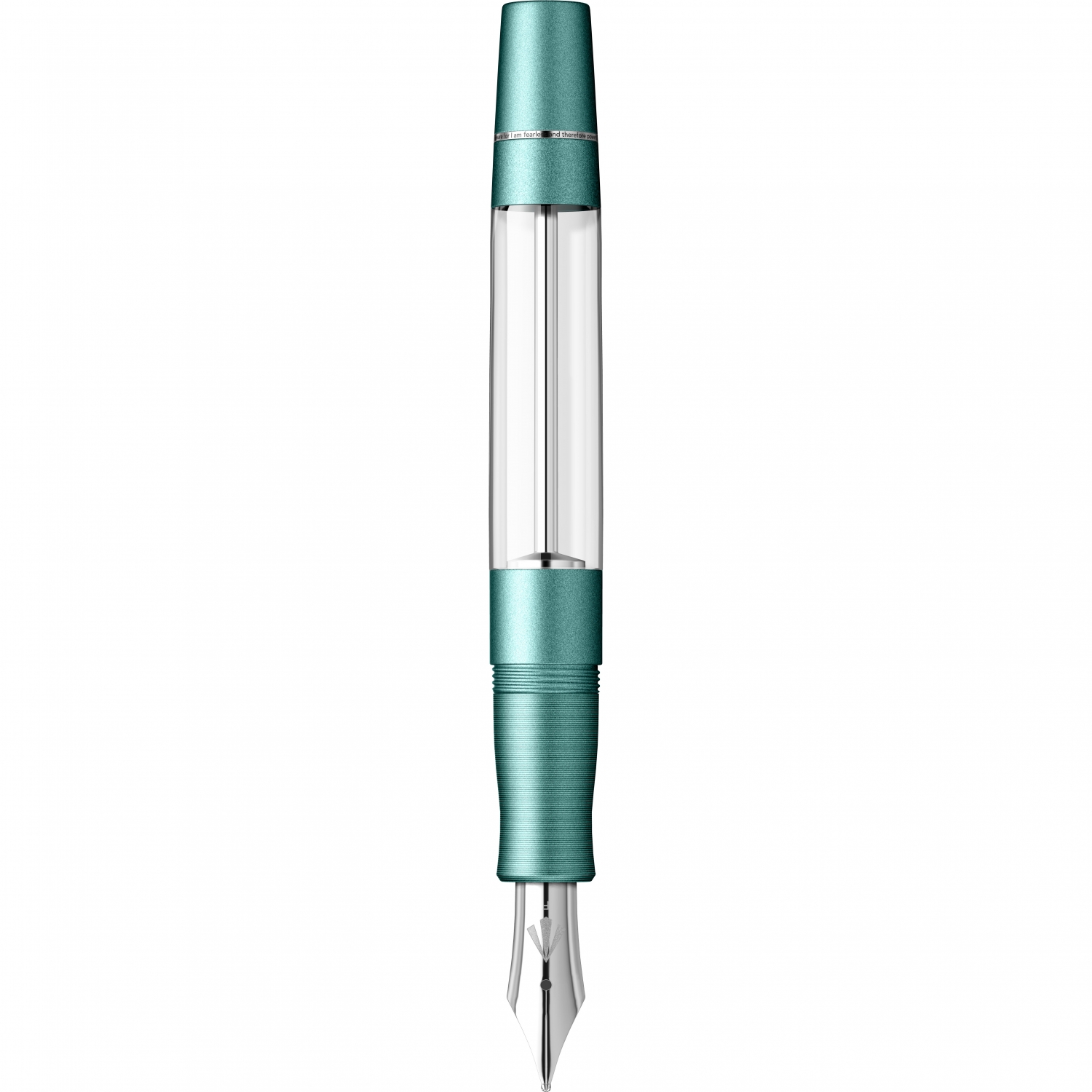 Imagine Produs Stilou Gravitas Monster Aluminium Teal 0.5 F Nib