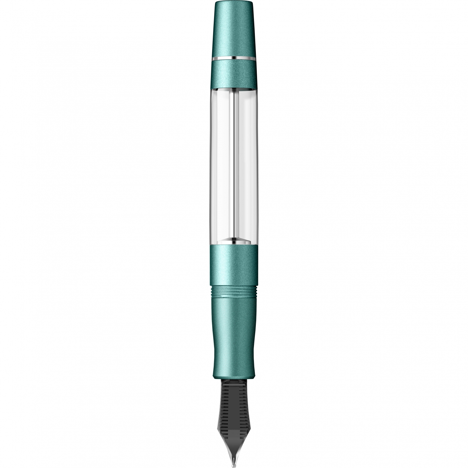 Imagine Produs Stilou Gravitas Monster Aluminium Teal 0.5 F Nib