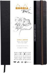 Caiet de Caligrafie A4 Rhodia Touch Calligrapher Book - Simili Japon Ivory Plain - 64 pagini 250 g mp