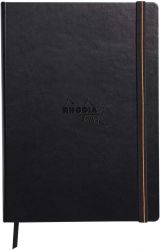 Caiet pentru Tehnici Mixte A5 Rhodia Touch Mixed Media Book - White Plain - 40 pagini 250 g mp