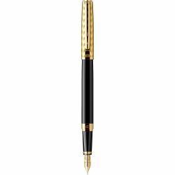 Stilou 18k Nib Waterman Exception SE DeLuxe Opera Black GT