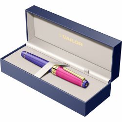 Stilou Regular Size 21k Nib Sailor Professional Gear Pillow Book SE Spring Sky GT 0.2 EF Nib