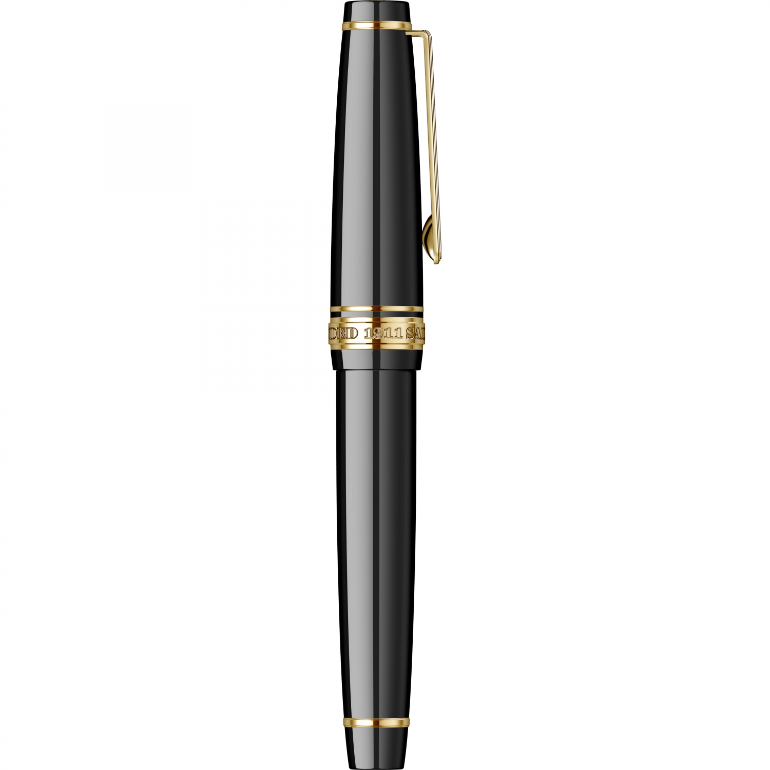 Imagine Produs Stilou Regular Size 21k Nib Sailor Professional Gear Black GT 0.3 F Nib