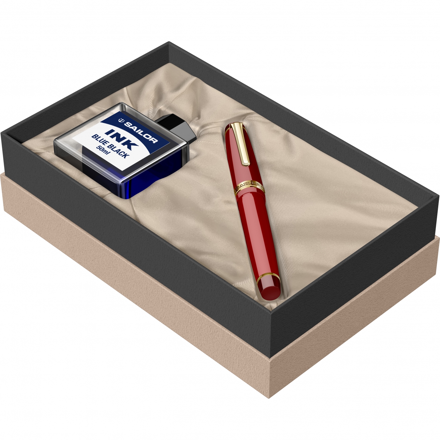 Imagine Produs Stilou Regular Size 21k Nib Sailor Professional Gear LE Kanreki Red GT 0.3 F Nib