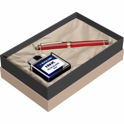 Stilou Regular Size 21k Nib Sailor Professional Gear LE Kanreki Red GT 0.3 F Nib