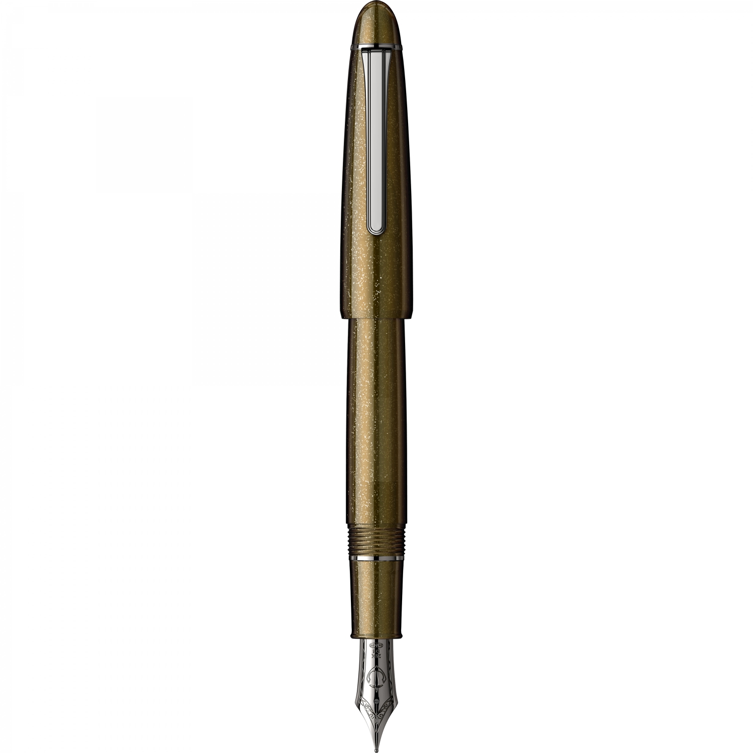 Imagine Produs Stilou Large Size 21k Nib Sailor 1911 Ringless Galaxy Andromeda Brown RUT 0.3 F Nib