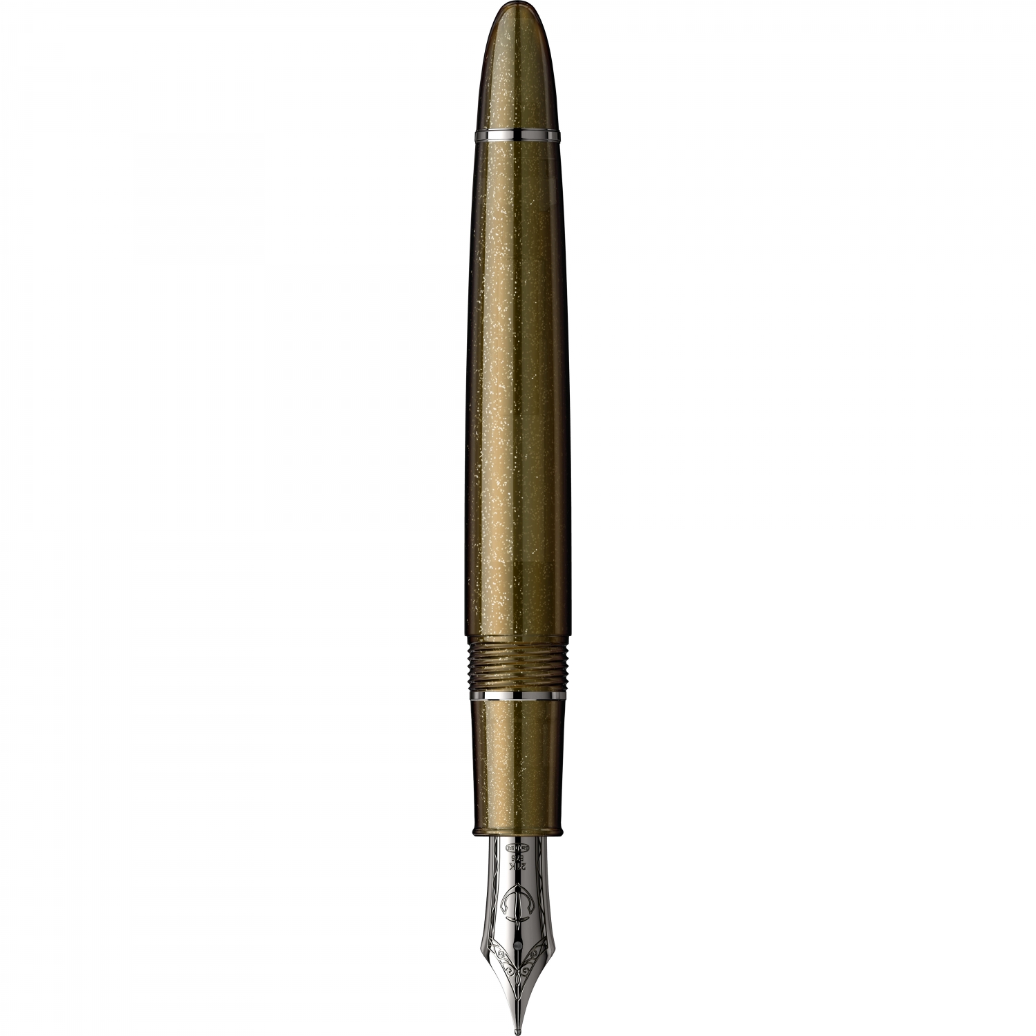 Imagine Produs Stilou Large Size 21k Nib Sailor 1911 Ringless Galaxy Andromeda Brown RUT 0.3 F Nib