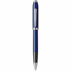 Roller Cross Townsend Engraved Diamond Translucent Cobalt Blue CT