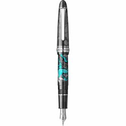 Stilou Standard Size 14k Nib Sailor 1911 Ninja II Yuubi Maki-e Star RHT 0.3 F Nib