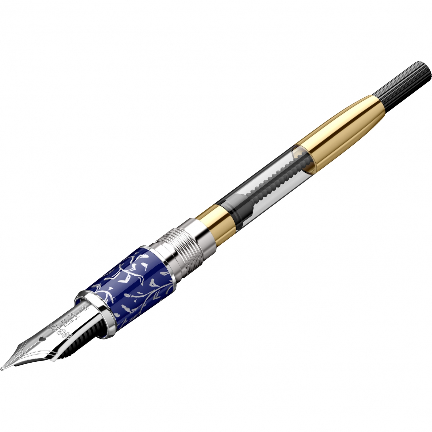 Imagine Produs Stilou 14k Nib Platinum 3776 Century Celluloid Chinkin RHT 0.6 B Nib