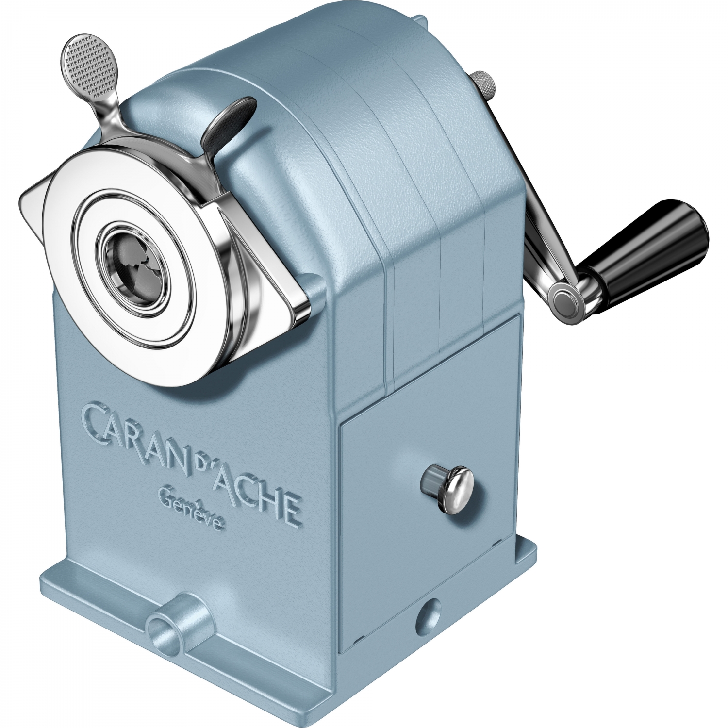 Imagine Produs Ascutitoare cu Cilindru si Manivela Caran dAche Metal Sharpener SE Alpine Frost
