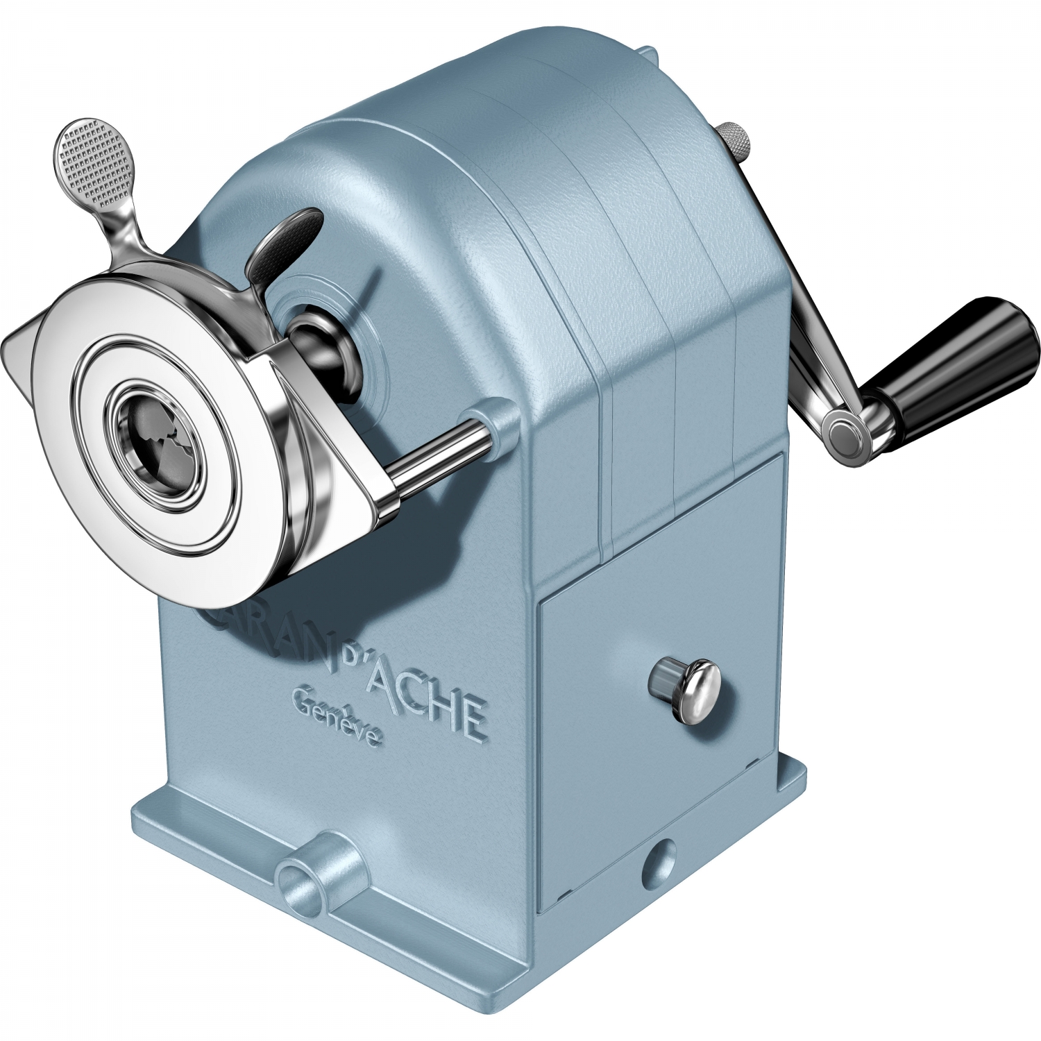 Imagine Produs Ascutitoare cu Cilindru si Manivela Caran dAche Metal Sharpener SE Alpine Frost