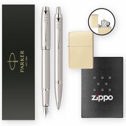 Royal Champagne Stilou + Pix + Bricheta Zippo