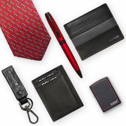 Set 6 piese Pix Roaming + set Police + Cravata + Zippo