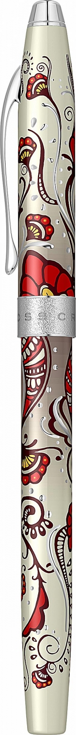 Imagine Produs Set 3 piese Cross Botanica Red Hummingbird + Esarfa matase + Zippo Slim