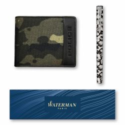 Pachet Waterman Allure Camo Stilou + Portfeuille Police