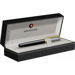 Roller Sheaffer Prelude Black Onyx Laque & Chased Palladium GT