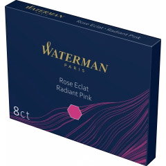 Set 8 Cartuse Large Size Proprietar Waterman Standard Radiant Pink