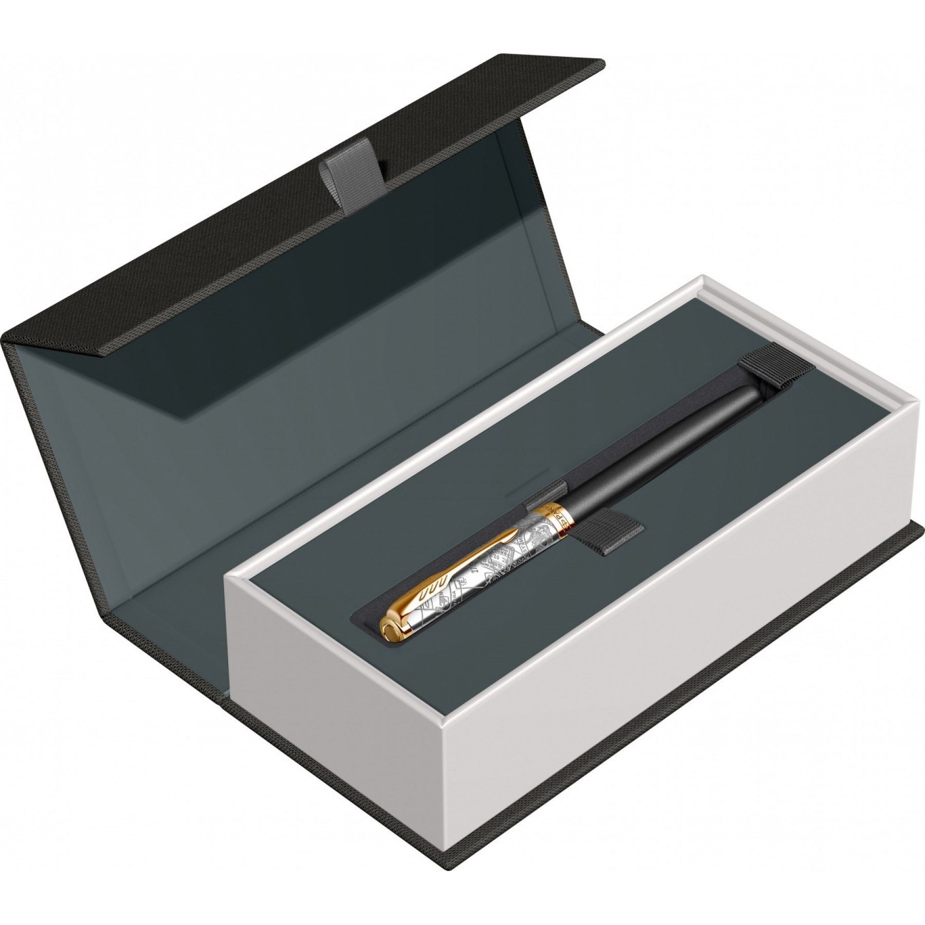 Imagine Produs Stilou 18k Nib Parker Sonnet Royal SE Impression Matt Black GT