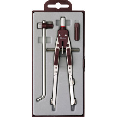 Compas cu Extension Bar Rotring Centro Giant Bow Burgundy