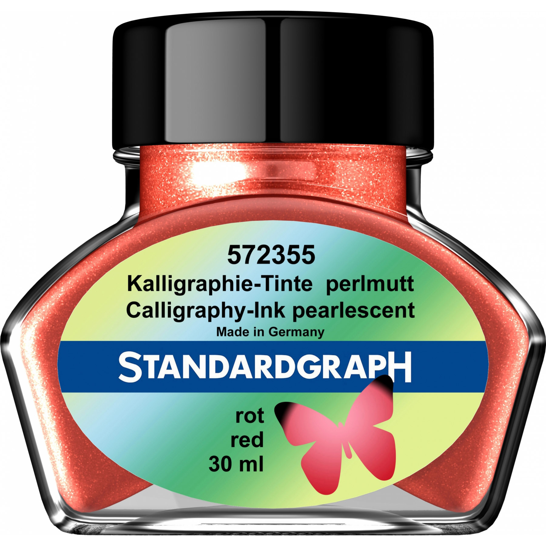 Imagine Produs Calimara Cerneala 30 ml Standardgraph Calligraphy Pearlescent Red