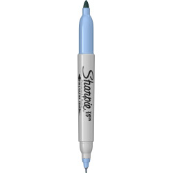 Marker Permanent Bullet Sharpie Twin Tip Sky Blue