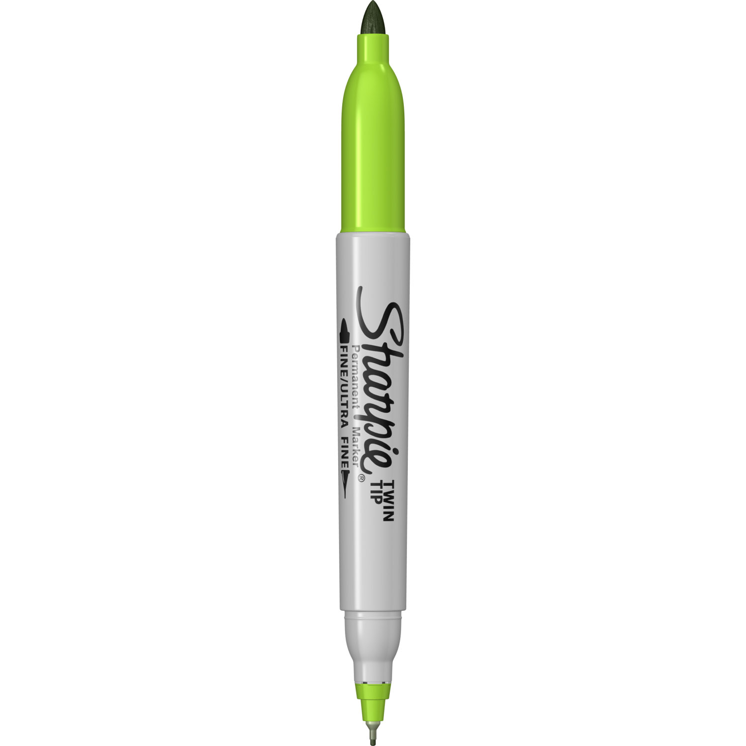 Imagine Produs Marker Permanent Bullet Sharpie Twin Tip Lime Green