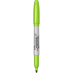 Marker Permanent Bullet Sharpie Twin Tip Lime Green
