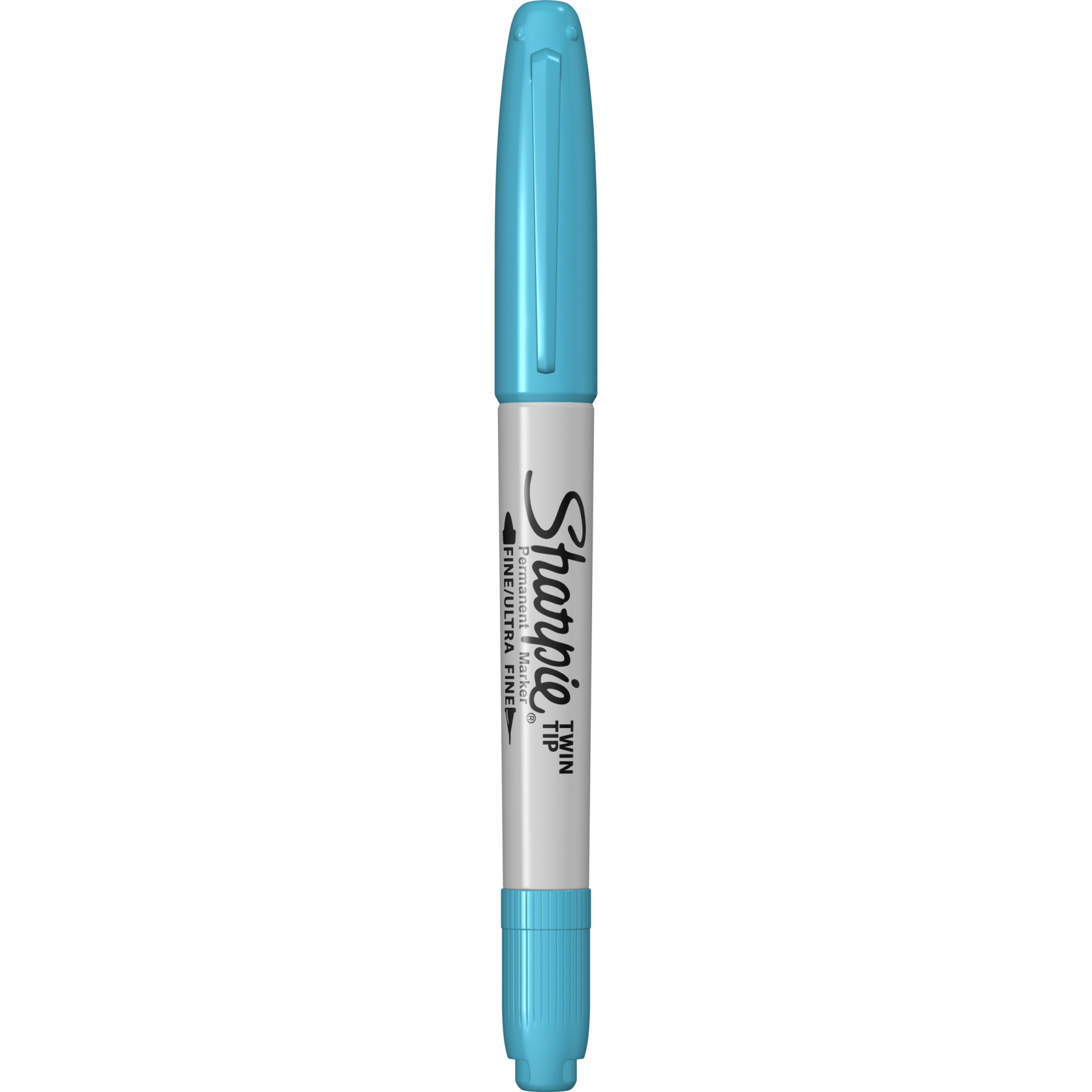 Imagine Produs Marker Permanent Bullet Sharpie Twin Tip Turquoise